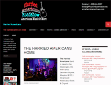 Tablet Screenshot of harriedamericans.com